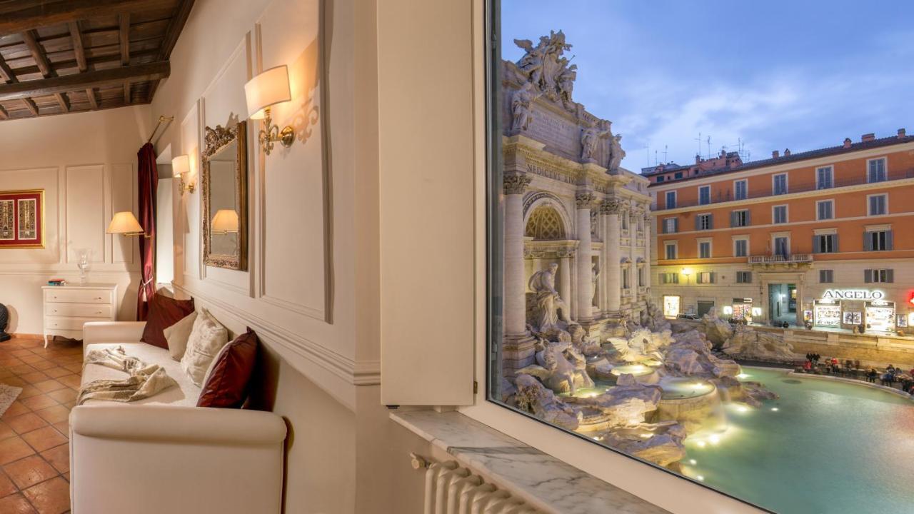 Trevi Ab Aeterno - Amazing View Of The Trevi Fountain Apartment Рим Екстериор снимка